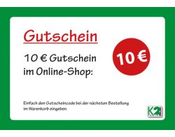 K2 Einkaufsgutschein 10 Euro