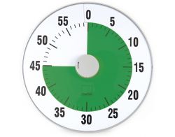 TimeTEX Zeitdauer-Uhr grün XL-Format 32 cm ø