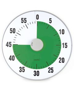 TimeTEX Zeitdauer-Uhr grün XL-Format 32 cm ø