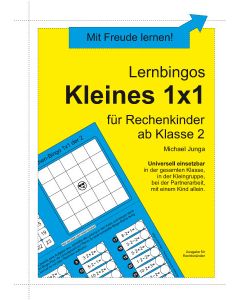 Lern-BINGO Kleines 1x1 für Rechtshänder PDF