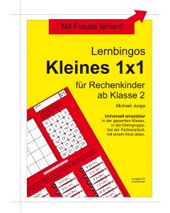 Lern-BINGO Kleines 1x1 für Linkshänder PDF