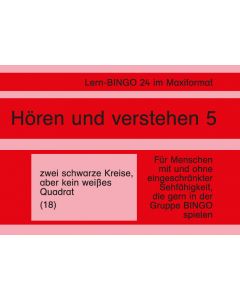 Lern-BINGO 24 Hören und verstehen 5 PDF
